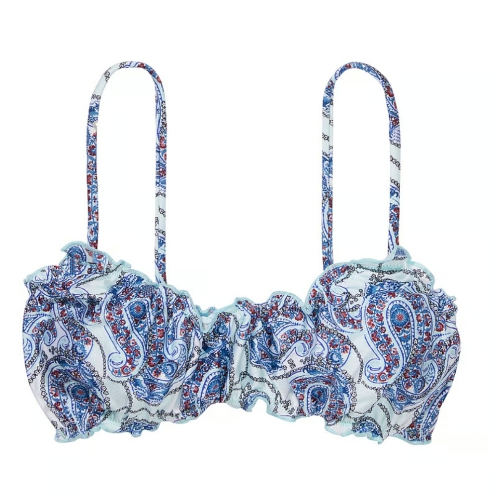 New!Frankie's‎ Bikinis Arabelle Shine Bralette Bikini Top - Picture 6 of 12